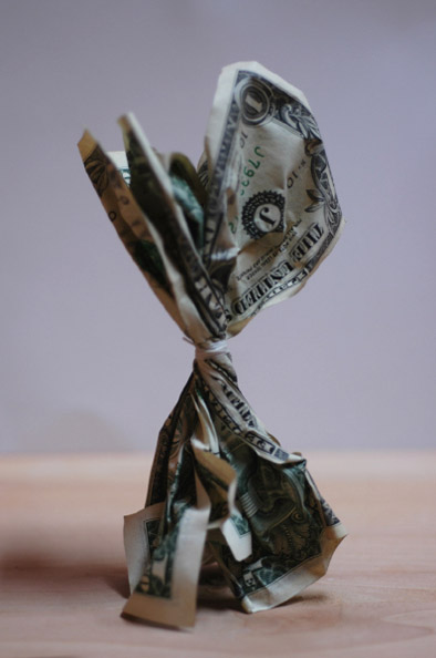 Holton Rower money sculpture