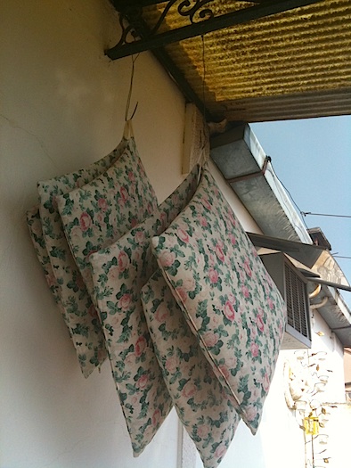 hanging terrace pillows