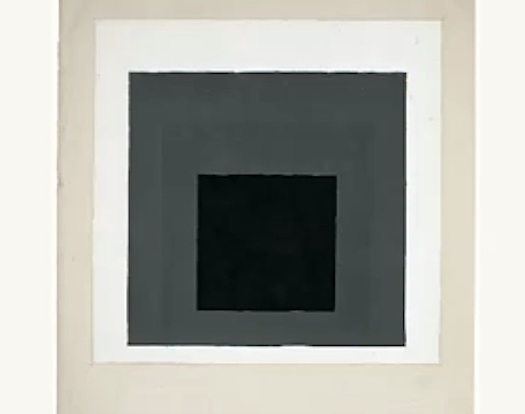 Josef Albers painting in neutrals from  Homage to the Square