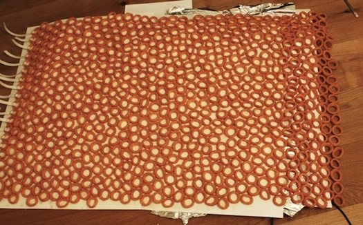 Dominic Wilcox's onion ring fabric