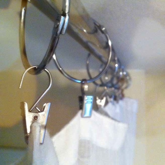 D I Y Shower Curtain Clips Easily, Shower Curtain Hooks With Clips
