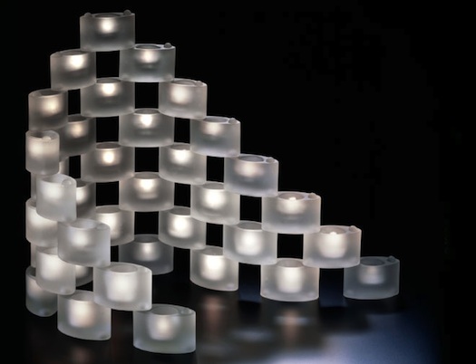 Laura Handler's stacking votives