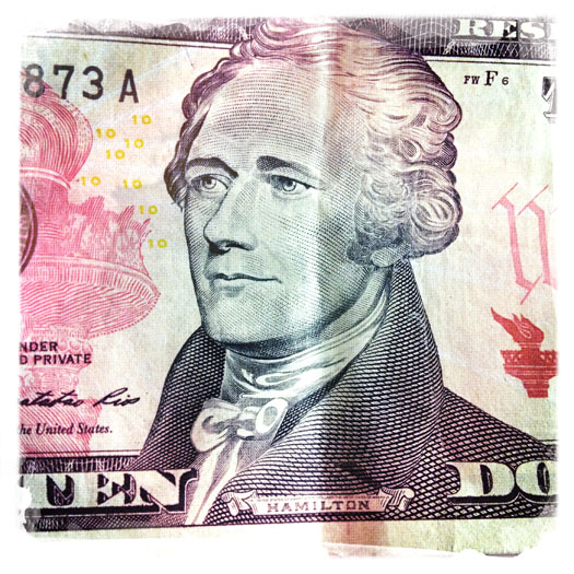 Alexander Hamilton Hipstamatic Photo by Dese'Rae L. Stage