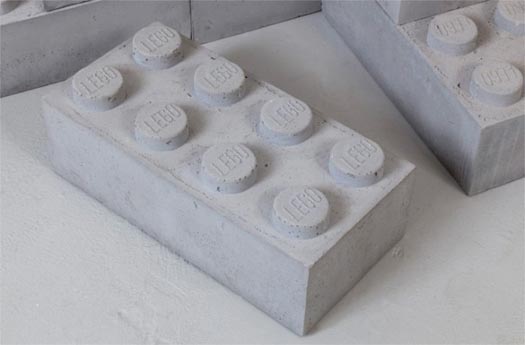 Concrete Legos by Andrew Lewicki