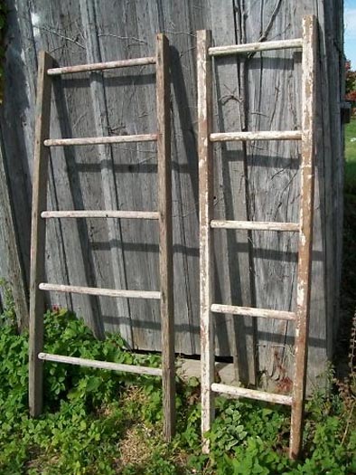 wooden ladders found on ebay
