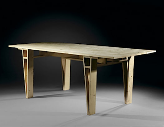 autoprogettazione table made of plywood