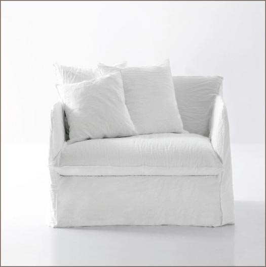 Ghost armchair designed by Paola Navone for Gervasoni