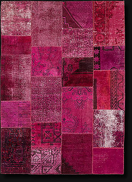 overdyed pink rug Color_Reform_Turkey_Wool