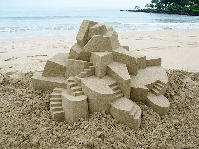 geometric sandcastles by calvin seibert