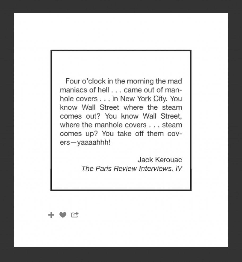 Kerouac 4 am paris Review interview