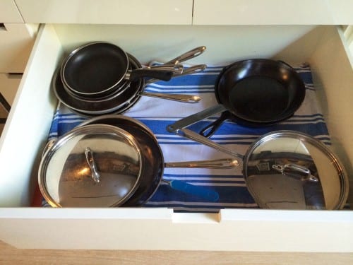 Line a drawer with Cloth not Paper Improvised Life