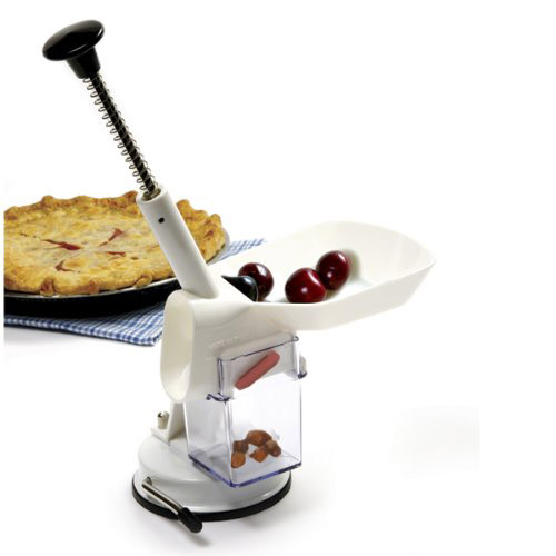 chute and plunger cherry pitter