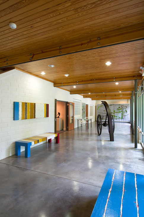 Penland's gallery, which features work from resident artists and alumni