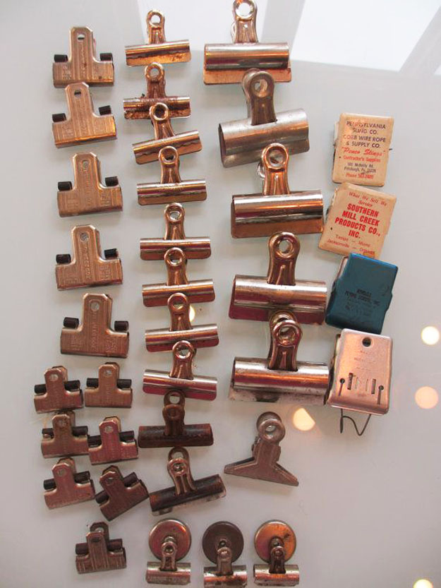 vintage binder clips Etsy