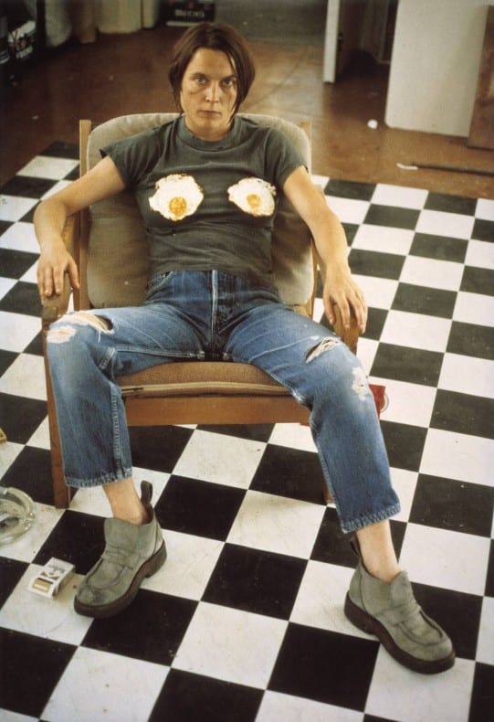 Self Portrait with Fried Eggs, Sarah Lucas