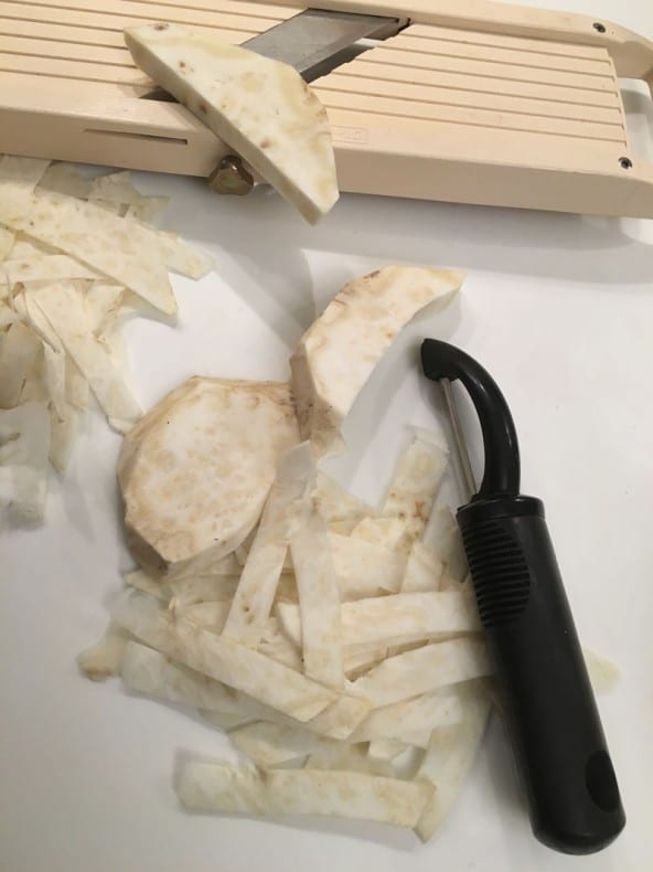 Celery Root Noodles Inspired by a 4Star Chef Improvised Life