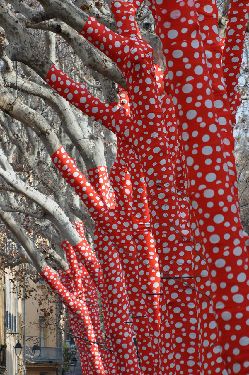 Ascension of Polka Dots on Trees - Yayoi Kusama