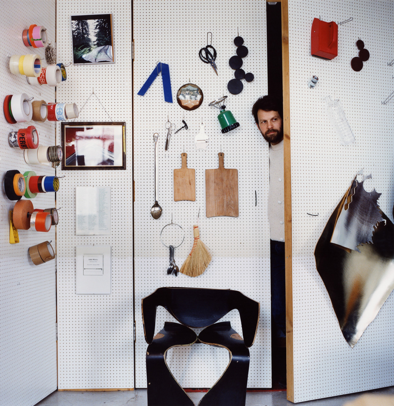 Pegboard Walls for Polka Dot Practicality (Martino Gamper) Improvised