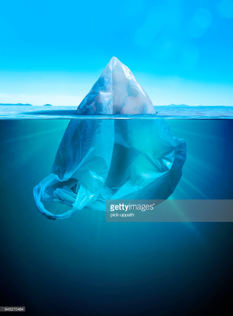 iceberg of trash and plastic bags Getty Images Improvised Life